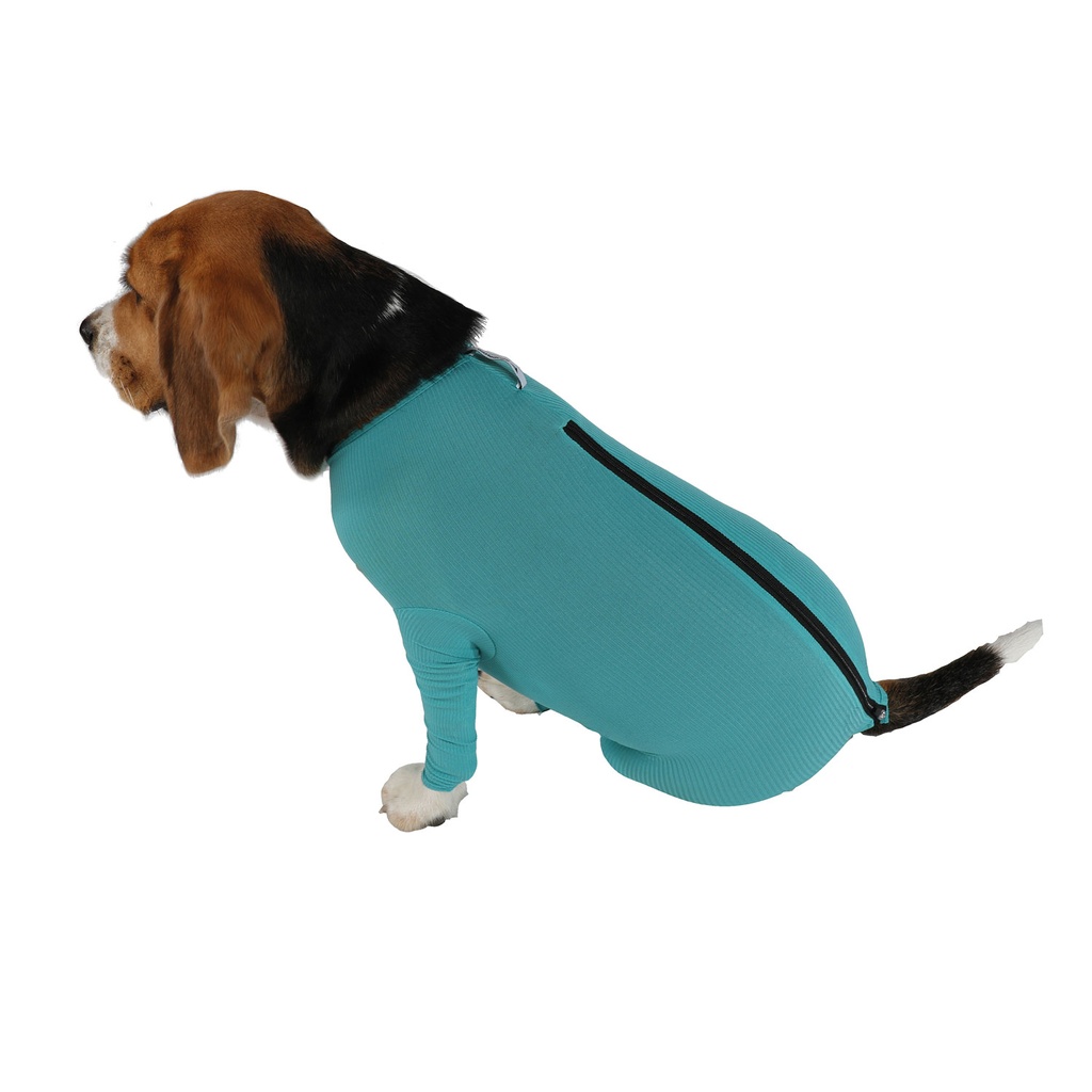 VetMedCare Body med lynlås og ben til hund, Str. XS unisex. Kropslængde: 32-38 cm