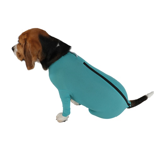 [VMC12048] VetMedCare Body med lynlås og ben til hund, Str. XXXS unisex. Kropslængde: 24-26 cm