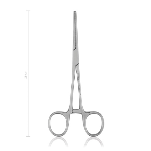 [974116] Kleszcze hemostatyczne Kocher-Ochsner,16 cm, zakrzywione, 1 x 2 zeby