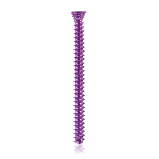 [185585] Tytanowa śruba blokująca Ø3.5x 40mm,wielokierunkowa, magenta, torx 10samowiercące, samogwintujące